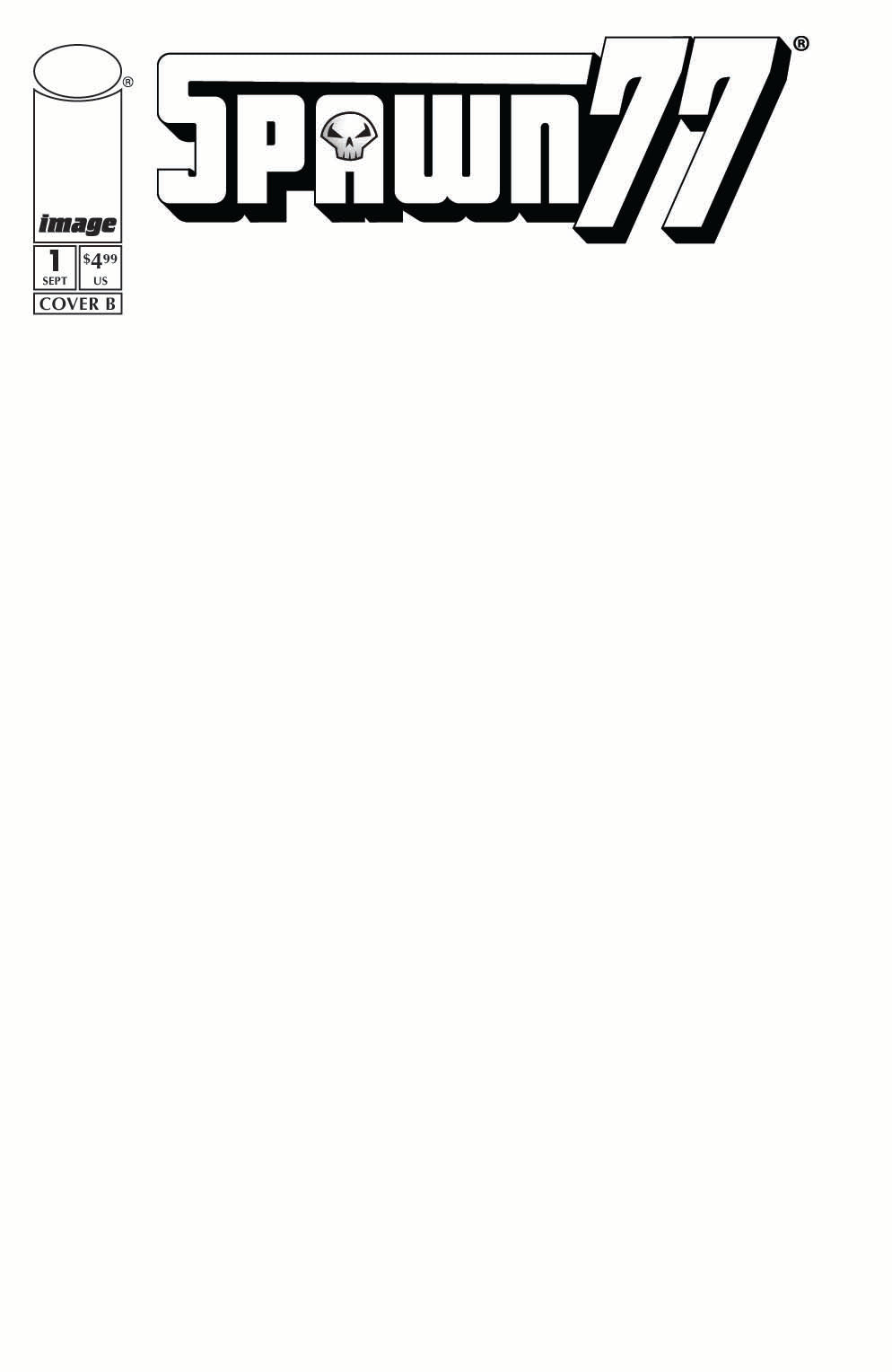 SPAWN 77 #1 (OF 3) CVR E BLANK SKETCH VAR