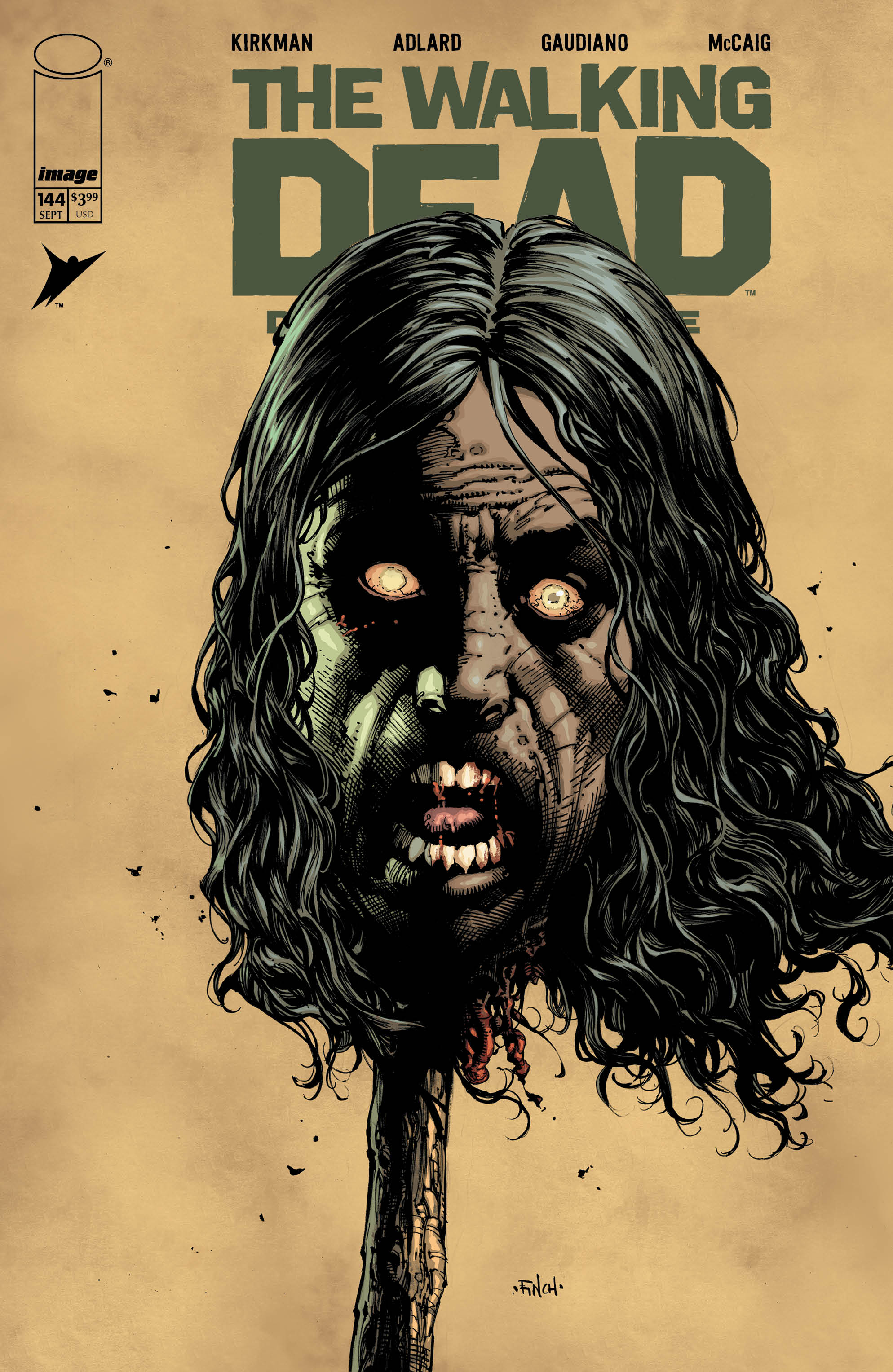 WALKING DEAD DELUXE #144 CVR A DAVID FINCH & DAVE MCCAIG