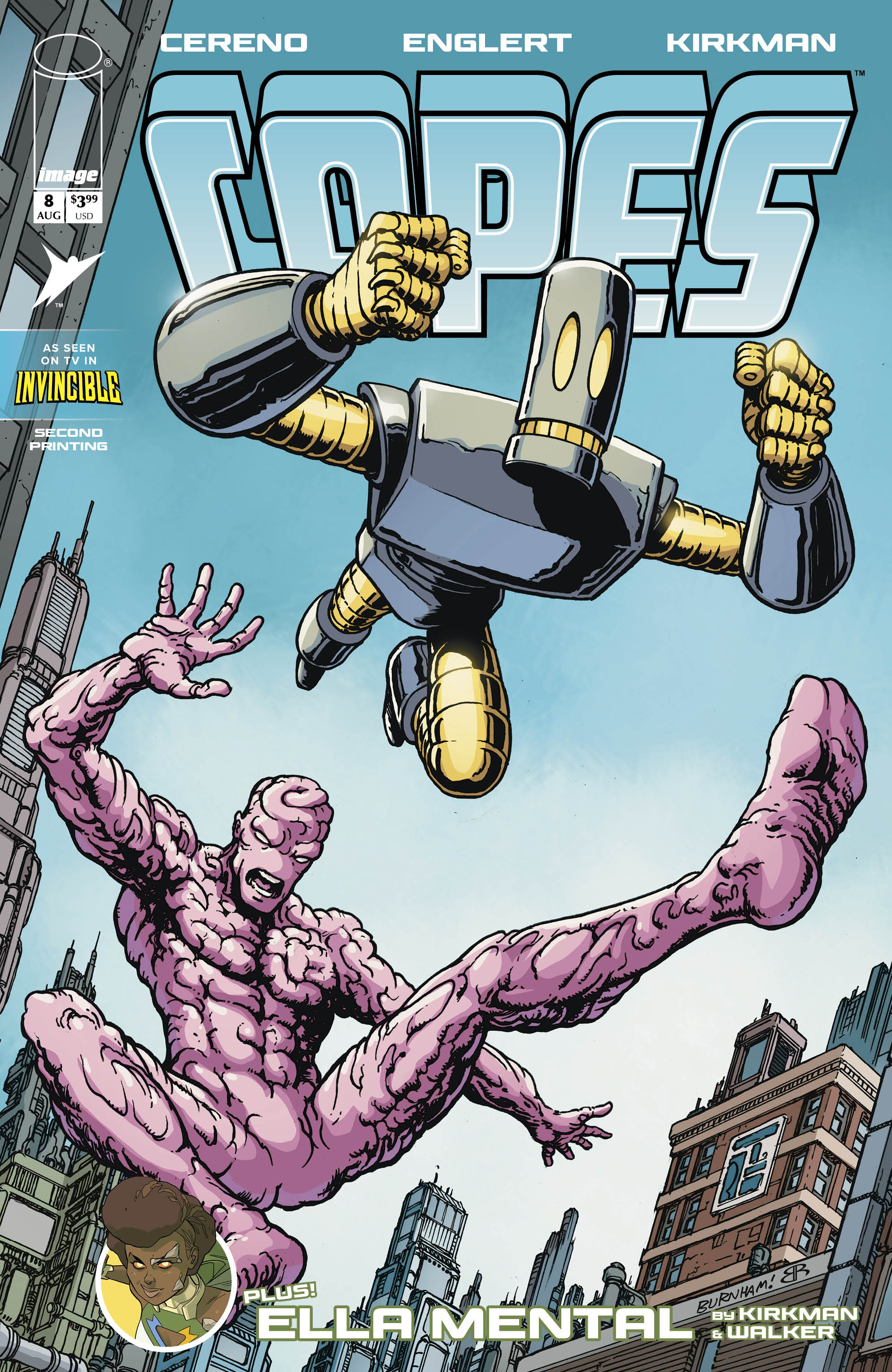 INVINCIBLE UNIVERSE CAPES #8 2ND PTG