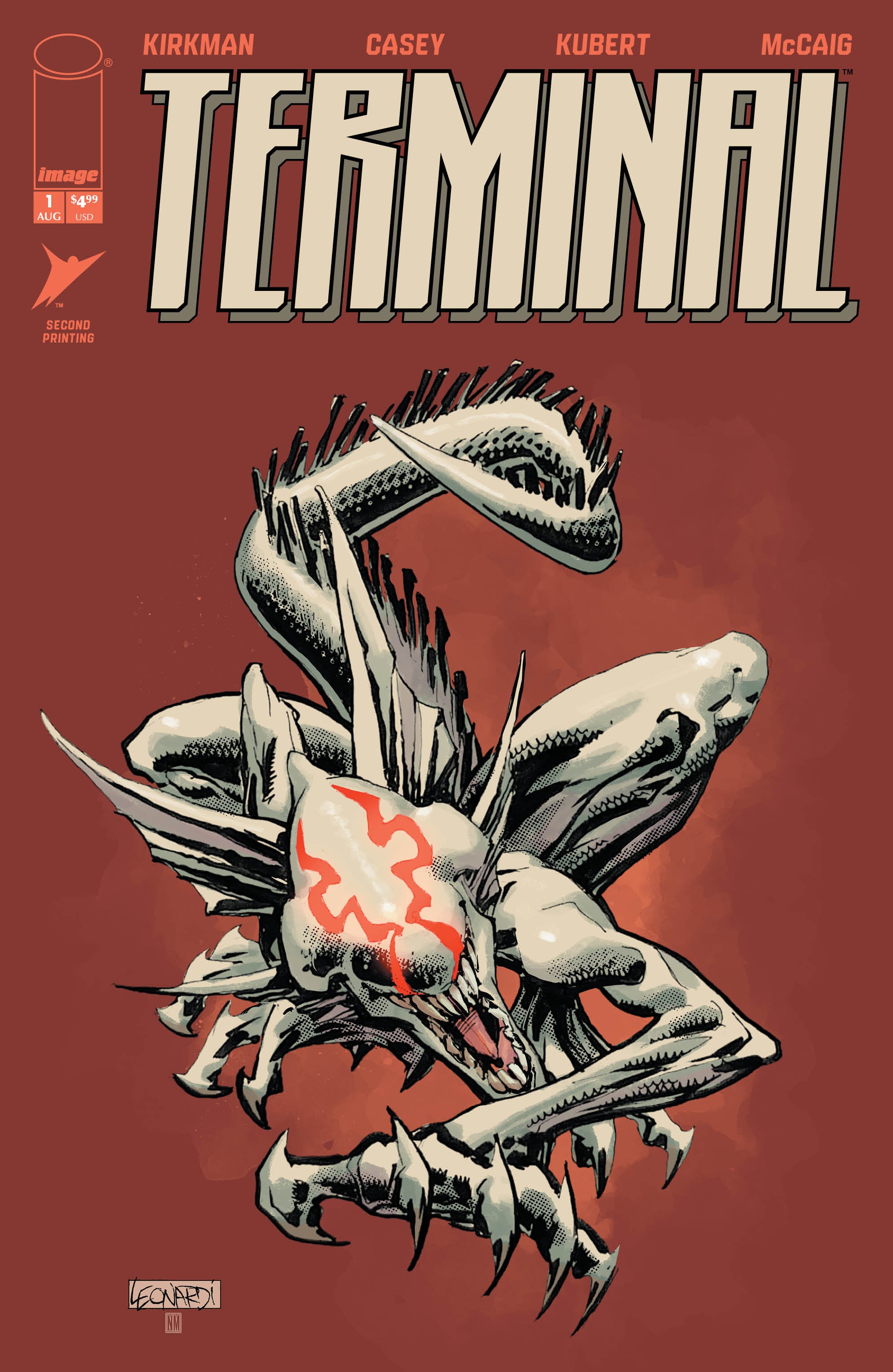 TERMINAL #1 2ND PTG CVR B RICK LEONARDI & NEERAJ MENON MONSTER VAR