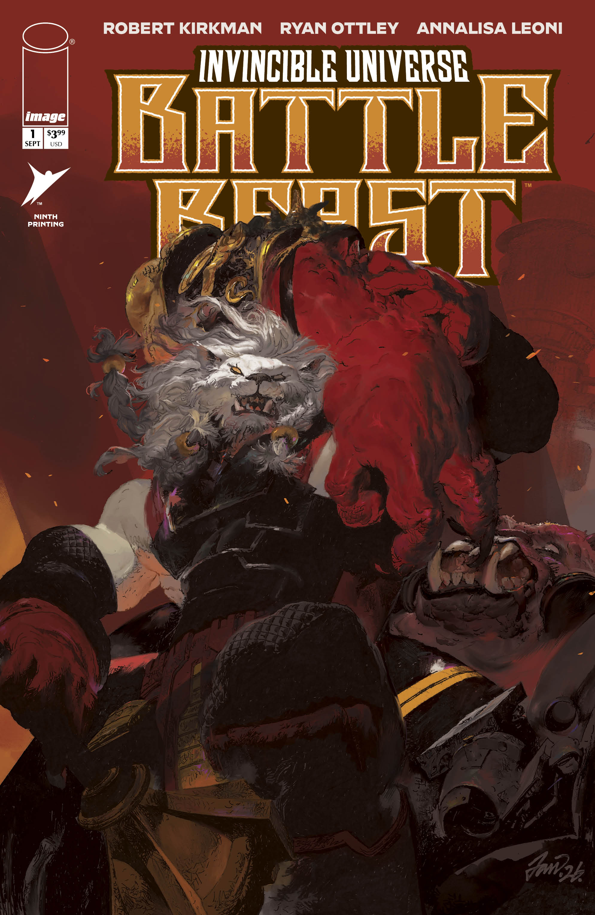INVINCIBLE UNIVERSE BATTLE BEAST #1 9TH PTG