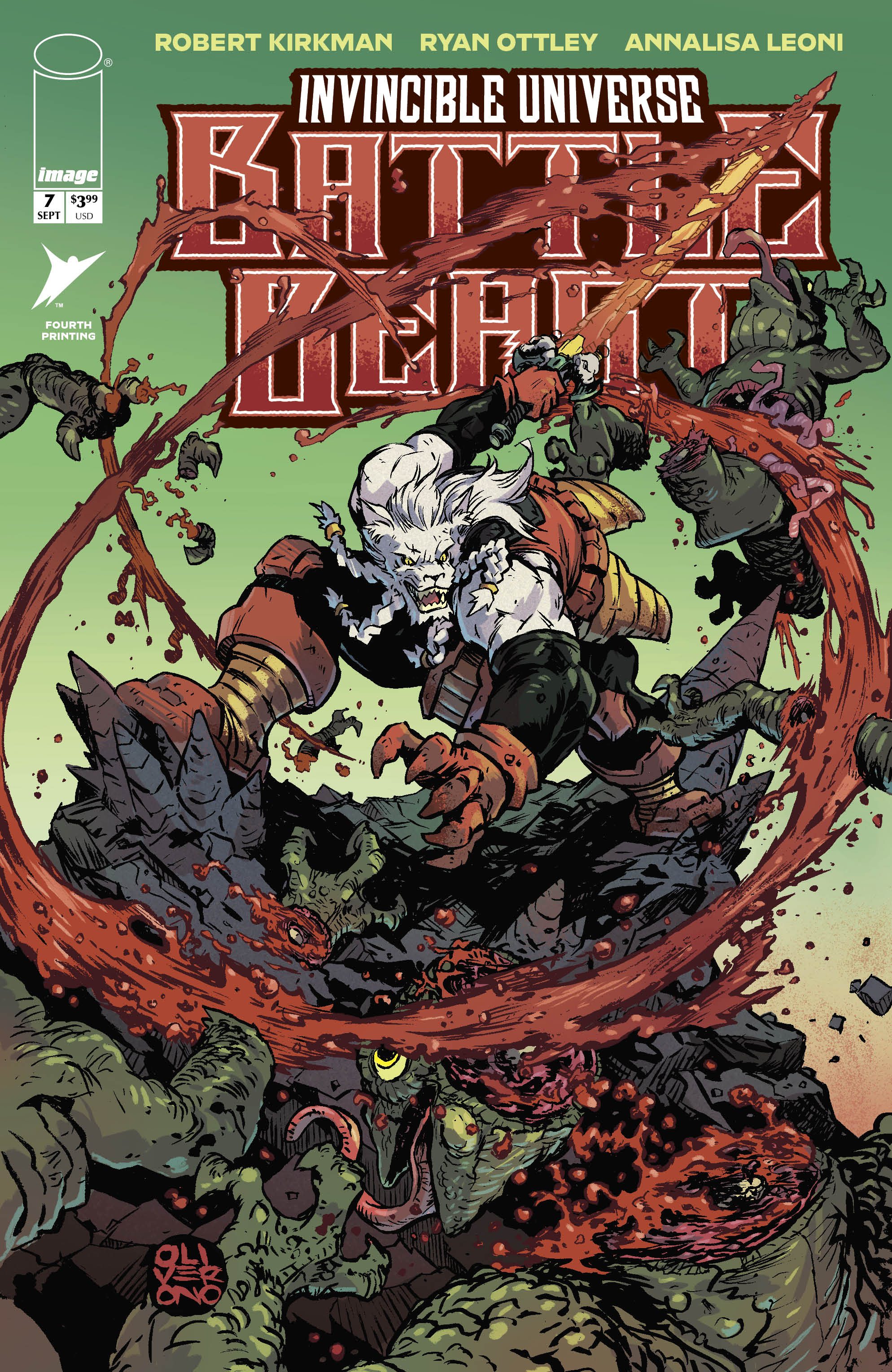 INVINCIBLE UNIVERSE BATTLE BEAST #7 4TH PTG