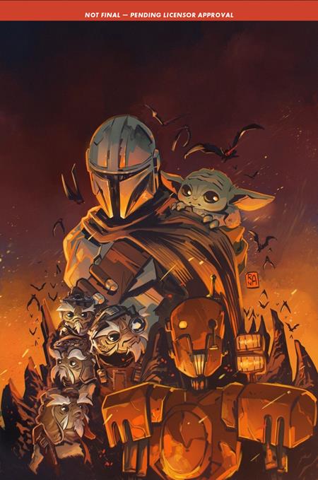 STAR WARS THE MANDALORIAN AND GROGU NIGHTMARE ON NEVARRO (ONE SHOT) CVR B ALESSANDRO RENALDI VAR