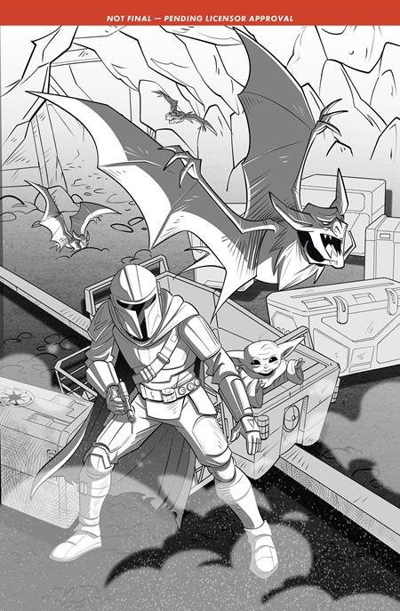 STAR WARS THE MANDALORIAN AND GROGU NIGHTMARE ON NEVARRO (ONE SHOT) CVR D ARIANNA FLOREAN VAR