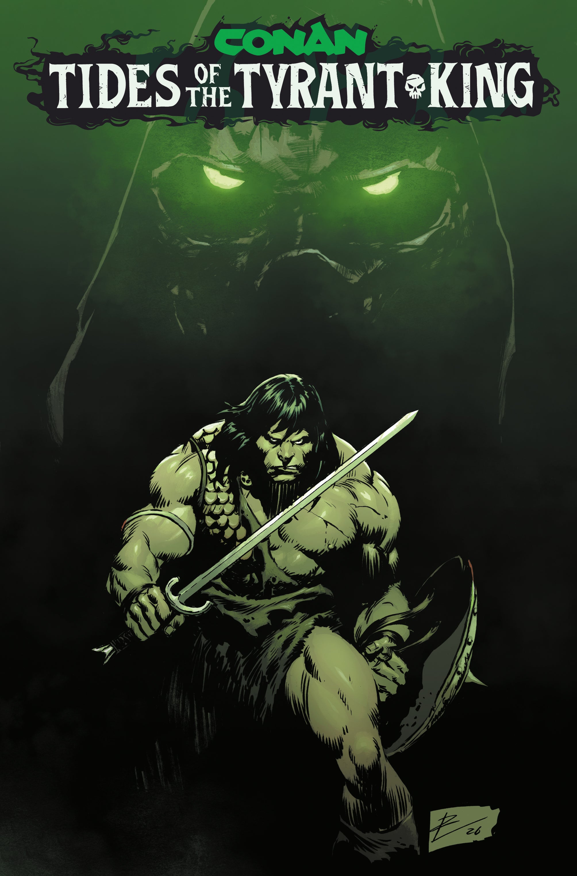 CONAN THE BARBARIAN TIDES OF THE TYRANT KING #1 (OF 4) CVR G ROBERTO DE LA TORRE GLOW IN THE DARK VAR