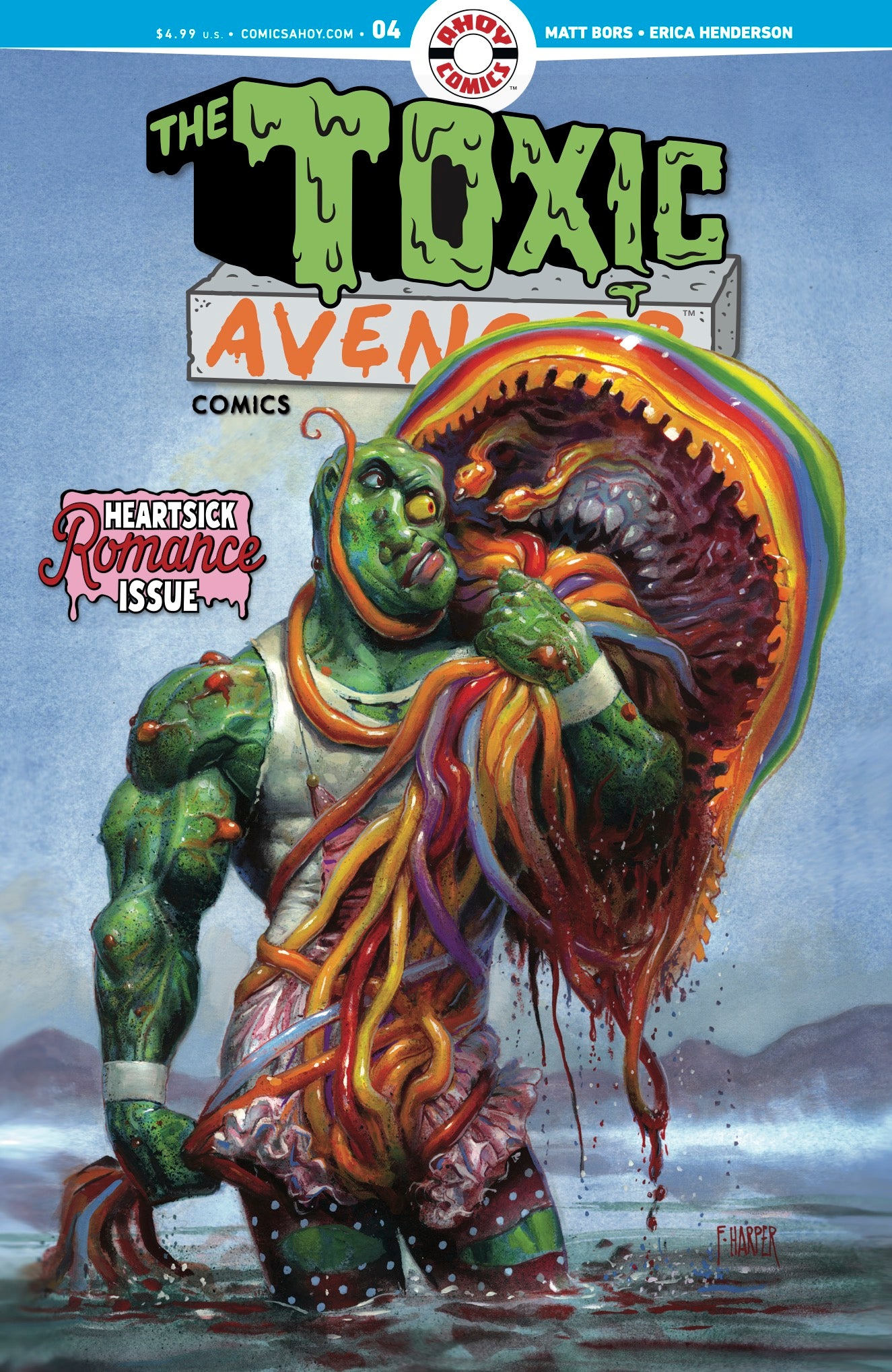 TOXIC AVENGER COMICS #4 CVR A FRED HARPER