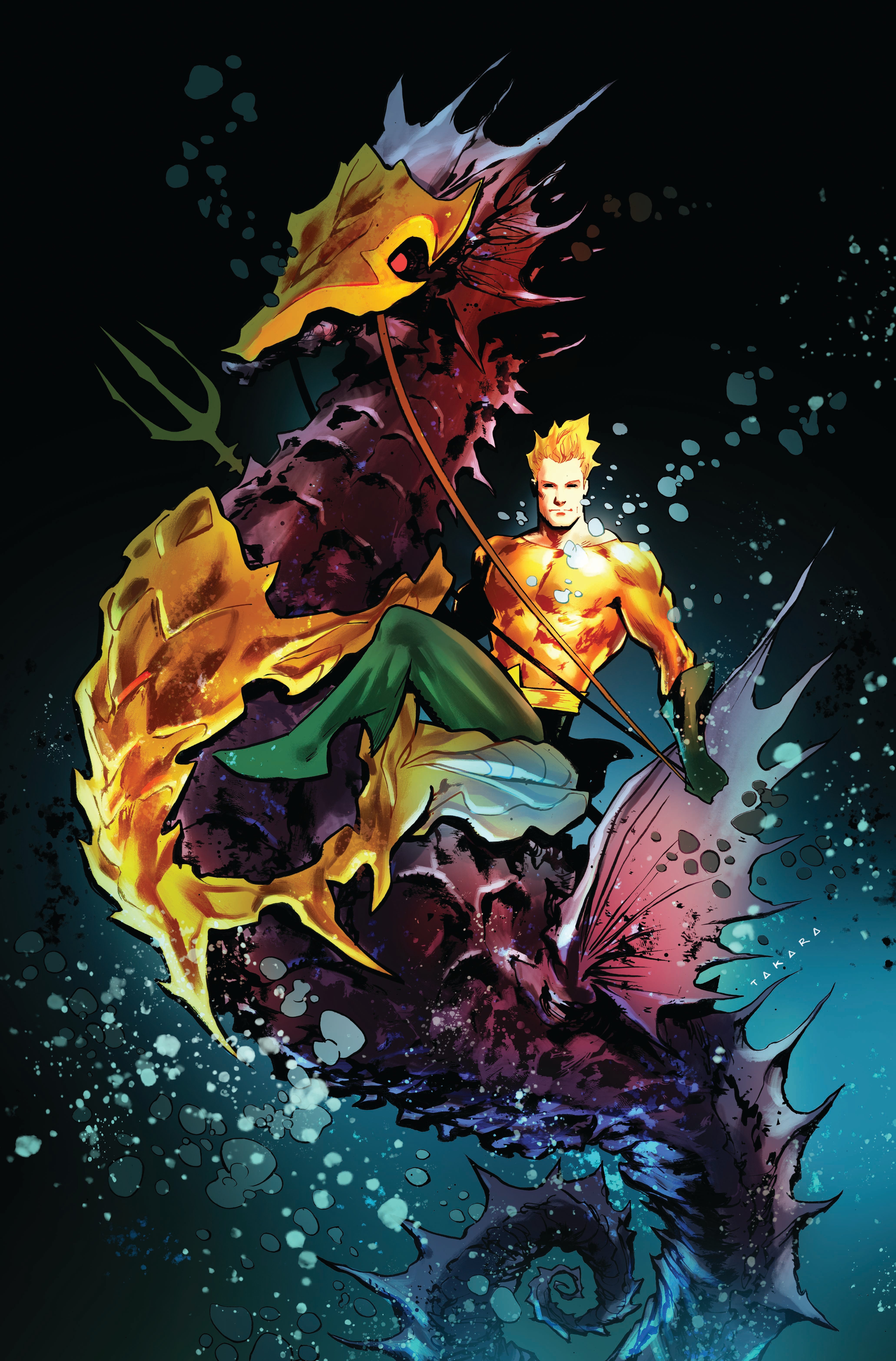 AQUAMAN #10 CVR D MARCIO TAKARA CARD STOCK VAR