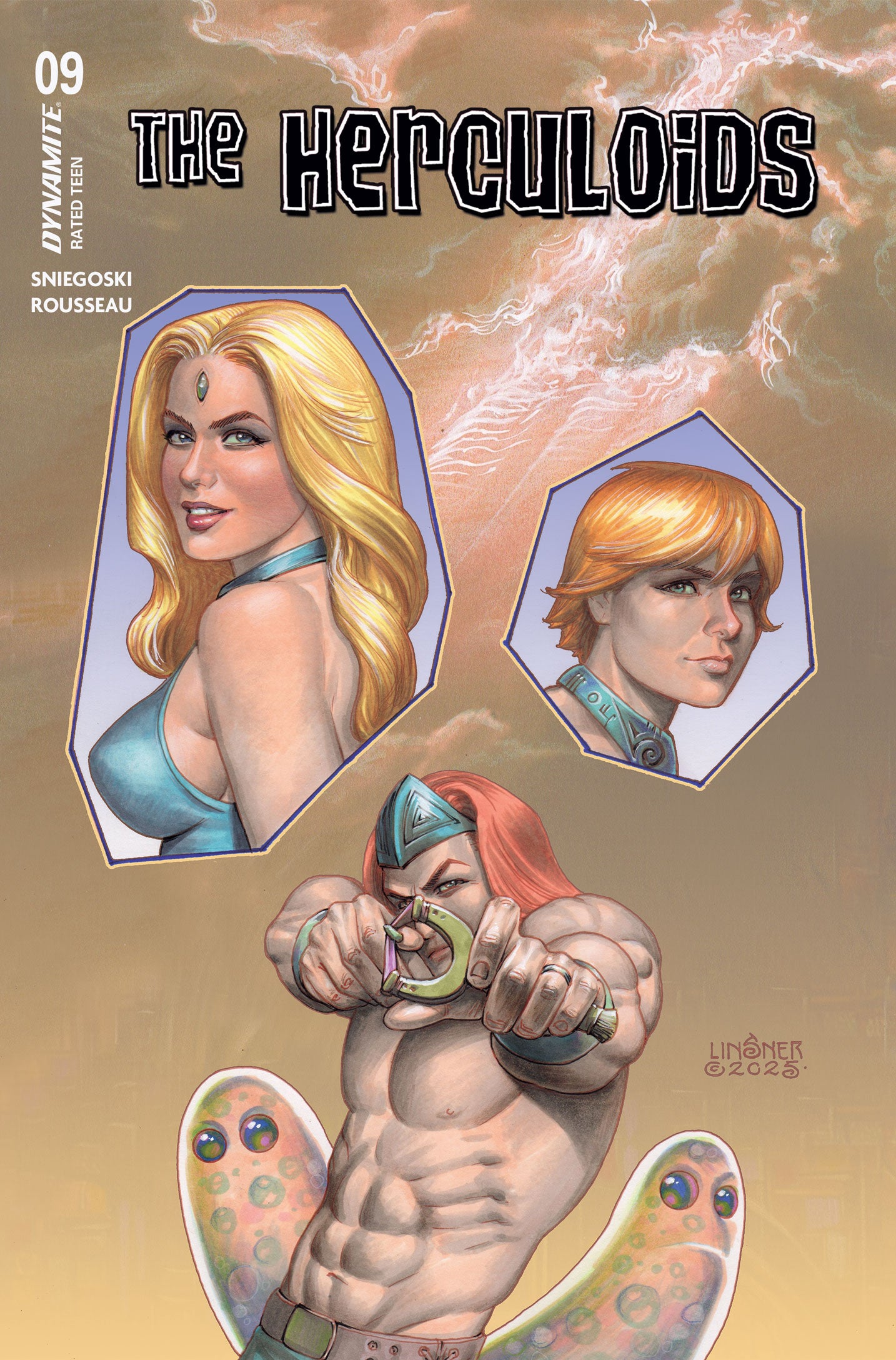HERCULOIDS #9 CVR B JOSEPH MICHEAL LINSNER VAR