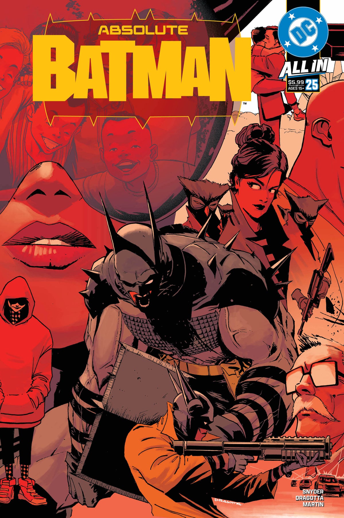 ABSOLUTE BATMAN #25 CVR A NICK DRAGOTTA GATEFOLD TRIPTYCH
