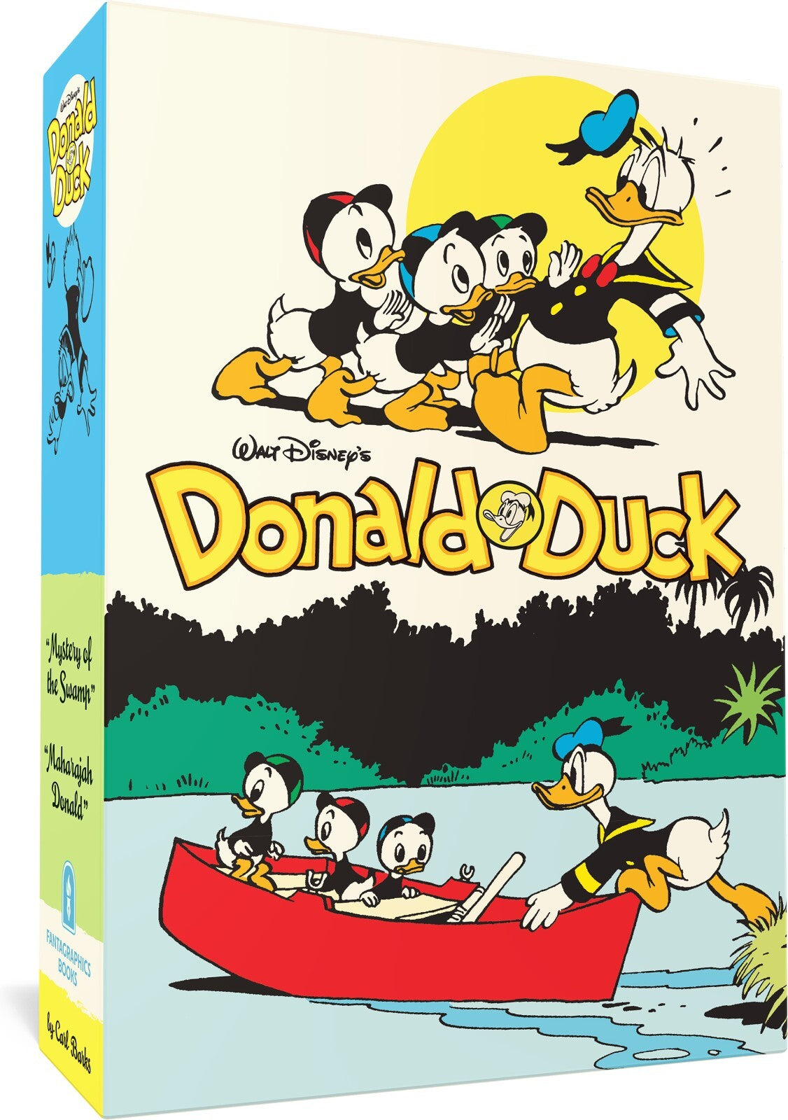 WALT DISNEYS DONALD DUCK GIFT BOX SET MYSTERY OF THE SWAMP & MAHARAJAH DONALD VOLS 03 & 04 HC graphic novel cover