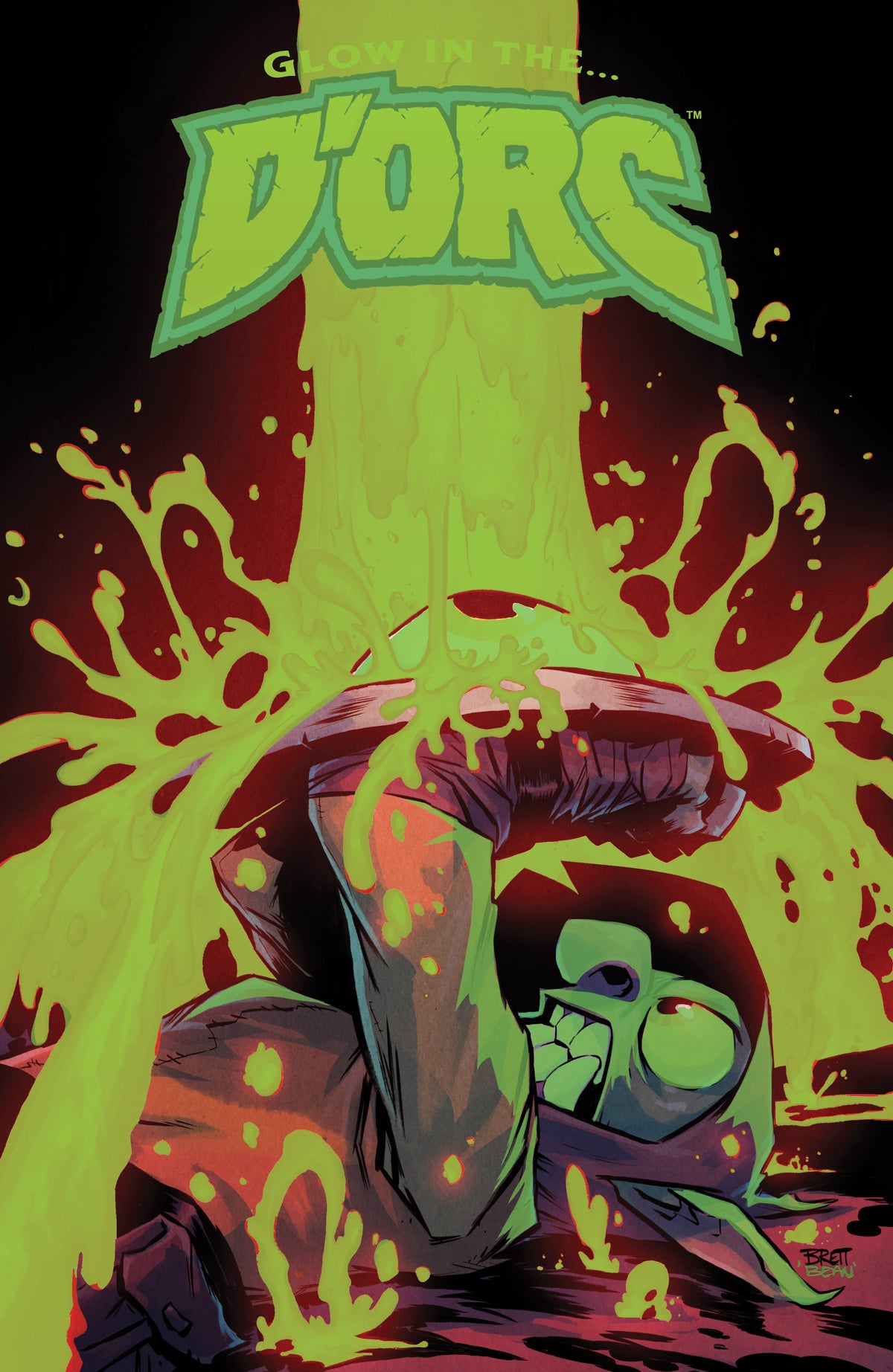 DORC #5 3RD PTG GLOW IN THE DORC comic book cover