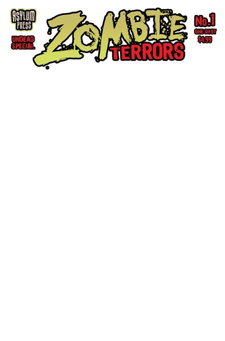 ZOMBIE TERROR #1 UNDEAD SPECIAL (ONE SHOT) CVR C SKETCH COVER VAR PREVIOUSLY SOLICITED