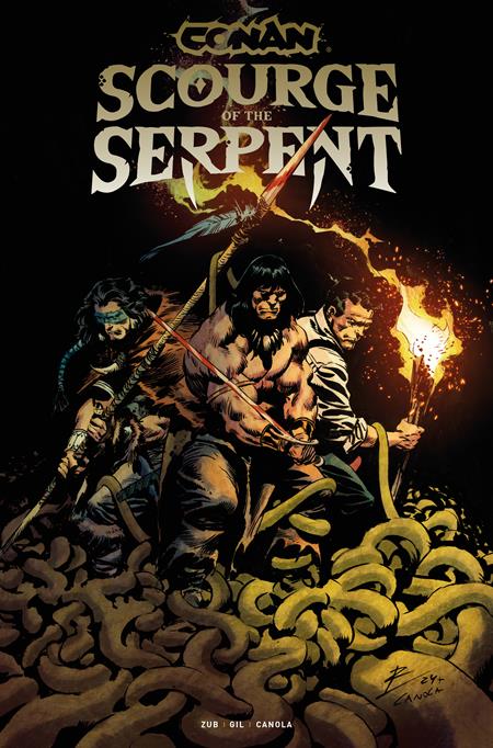 CONAN THE BARBARIAN SCOURGE OF THE SERPENT #4 (OF 4) CVR A ROBERTO DE LA TORRE