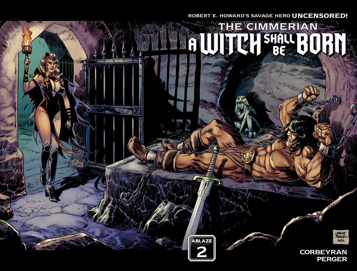 CIMMERIAN A WITCH SHALL BE BORN #2 (OF 3) Cover B LAURANT ASTIER WRAPAROUND VAR comic book cover