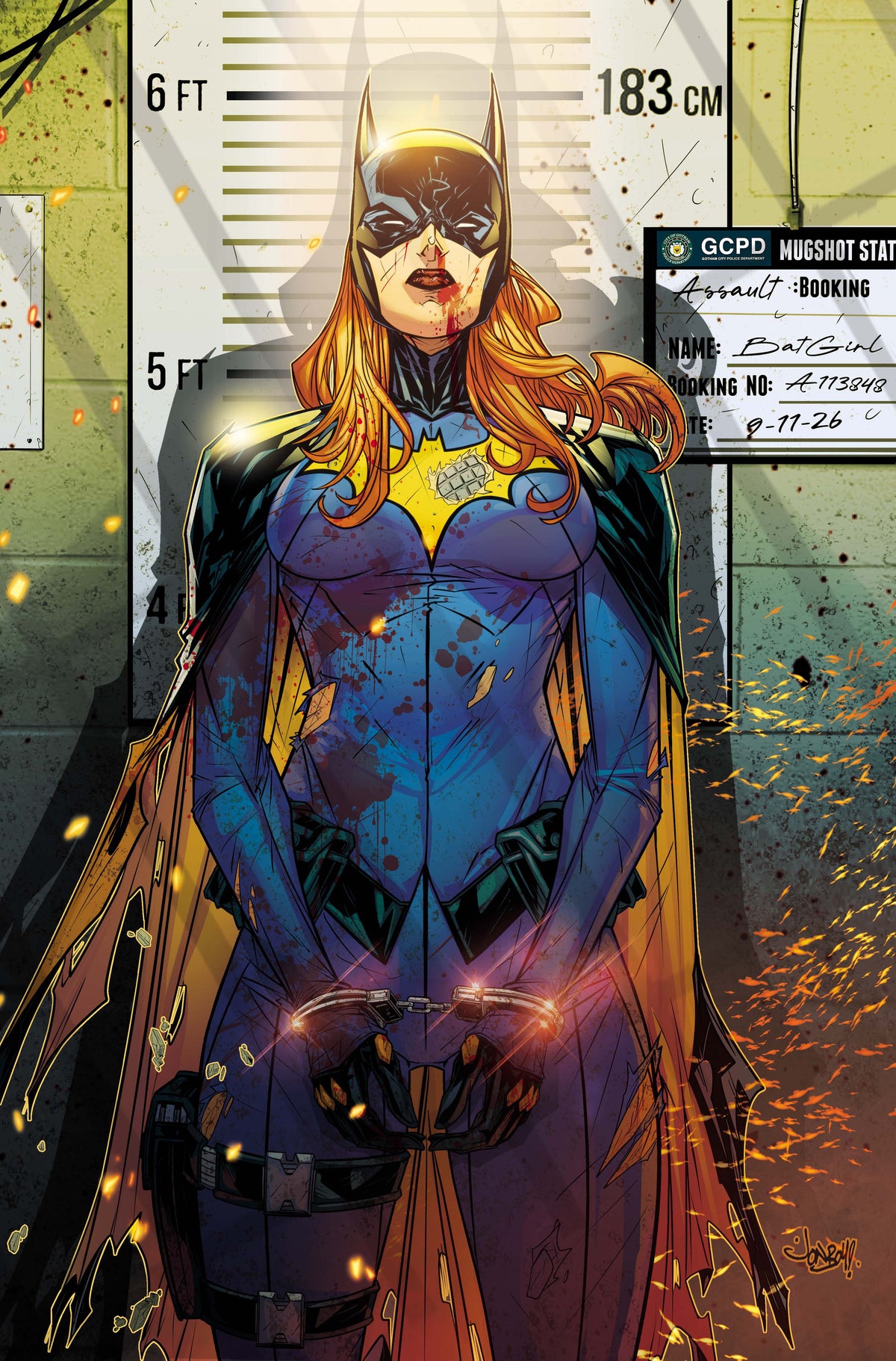 BARBARA GORDON BREAKOUT #8 Cover B JONBOY MEYERS CARD STOCK VAR comic book cover