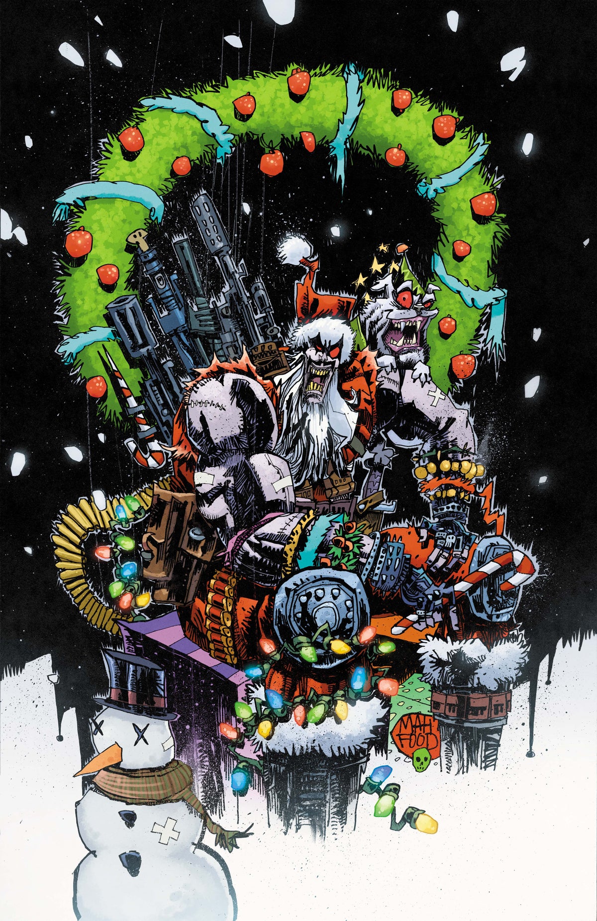 LOBO #10 Cover D JIM MAHFOOD CARD STOCK VAR comic book cover