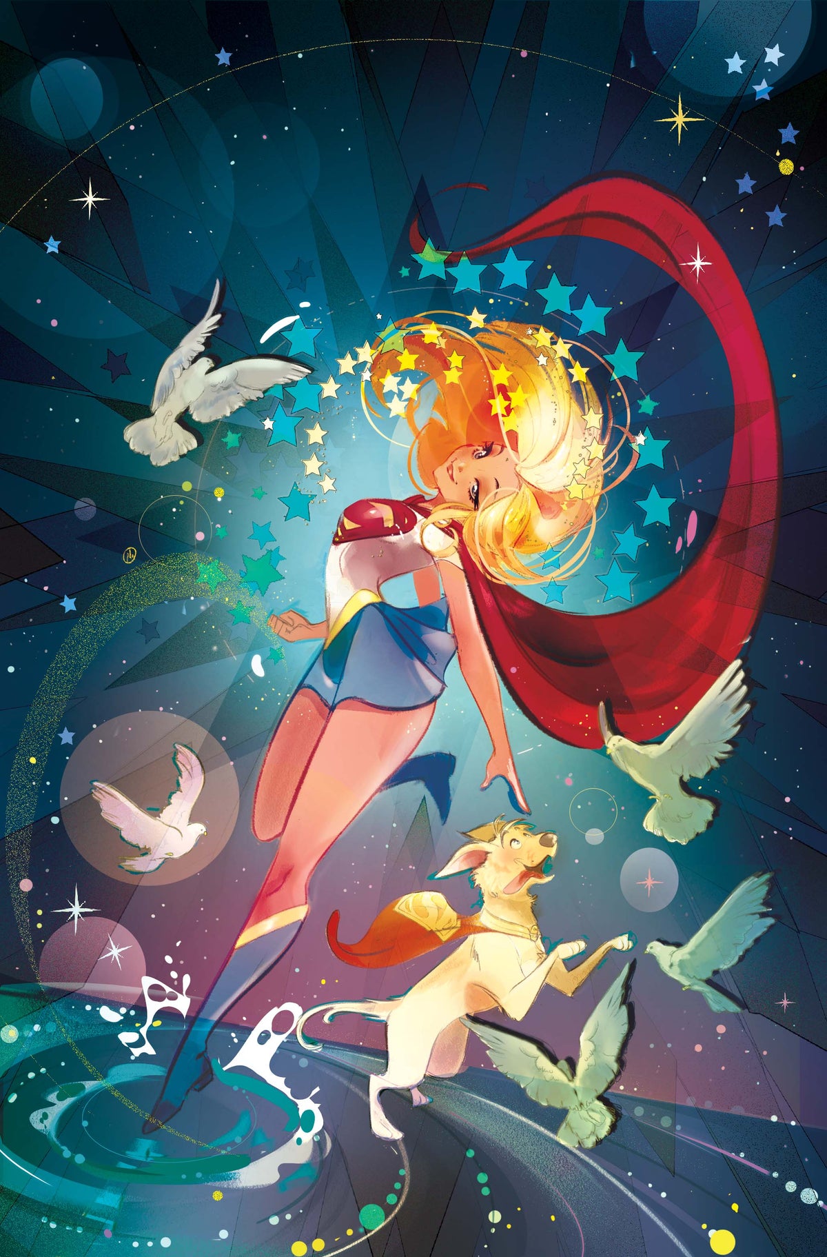 SUPERGIRL #20 Cover B NICOLETTA BALDARI CARD STOCK VAR comic book cover