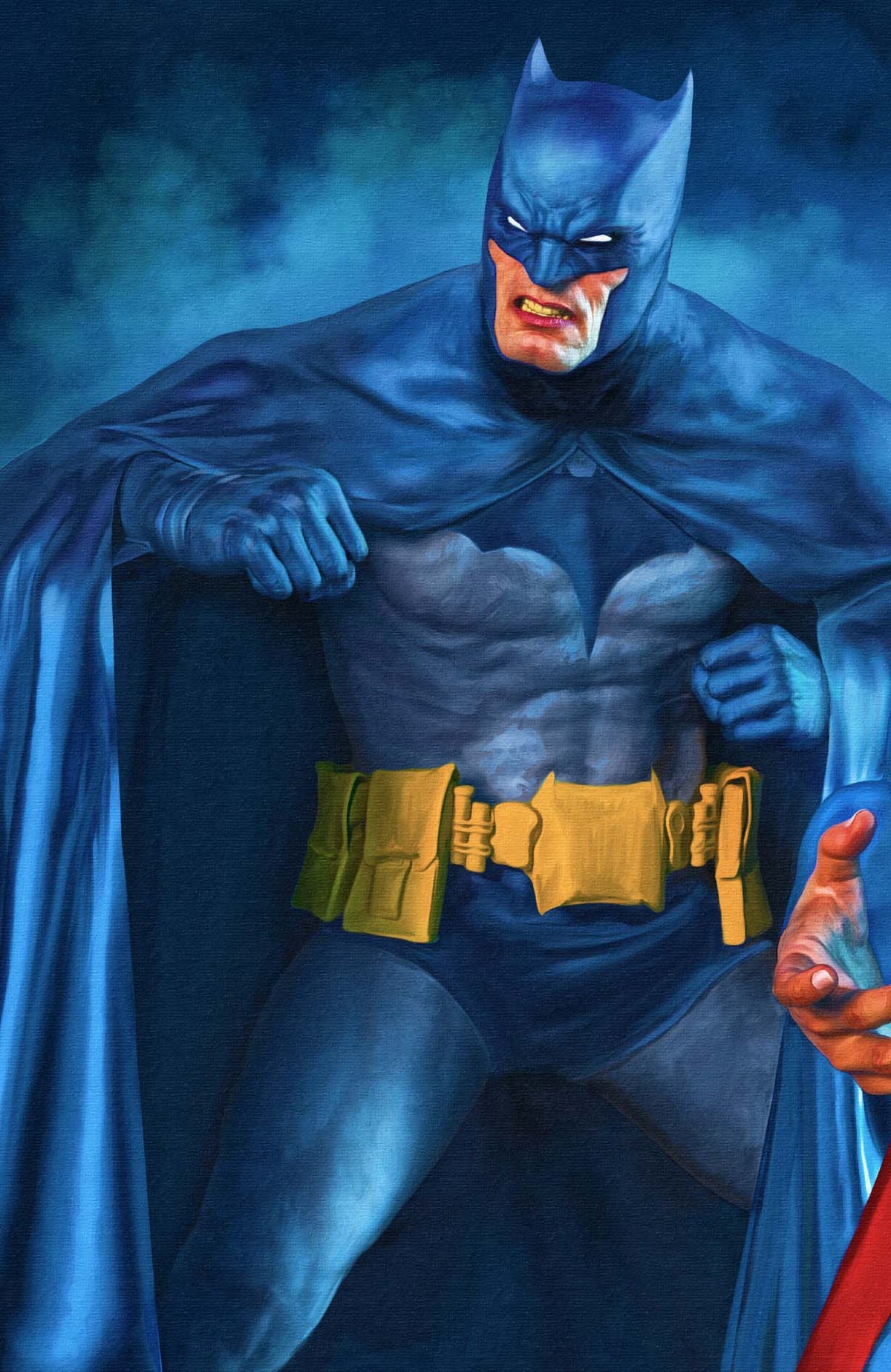 JUSTICE LEAGUE UNLIMITED #26 Cover B MARK SPEARS 3-PART CONNECTING BATMAN CARD STOCK VAR comic book cover