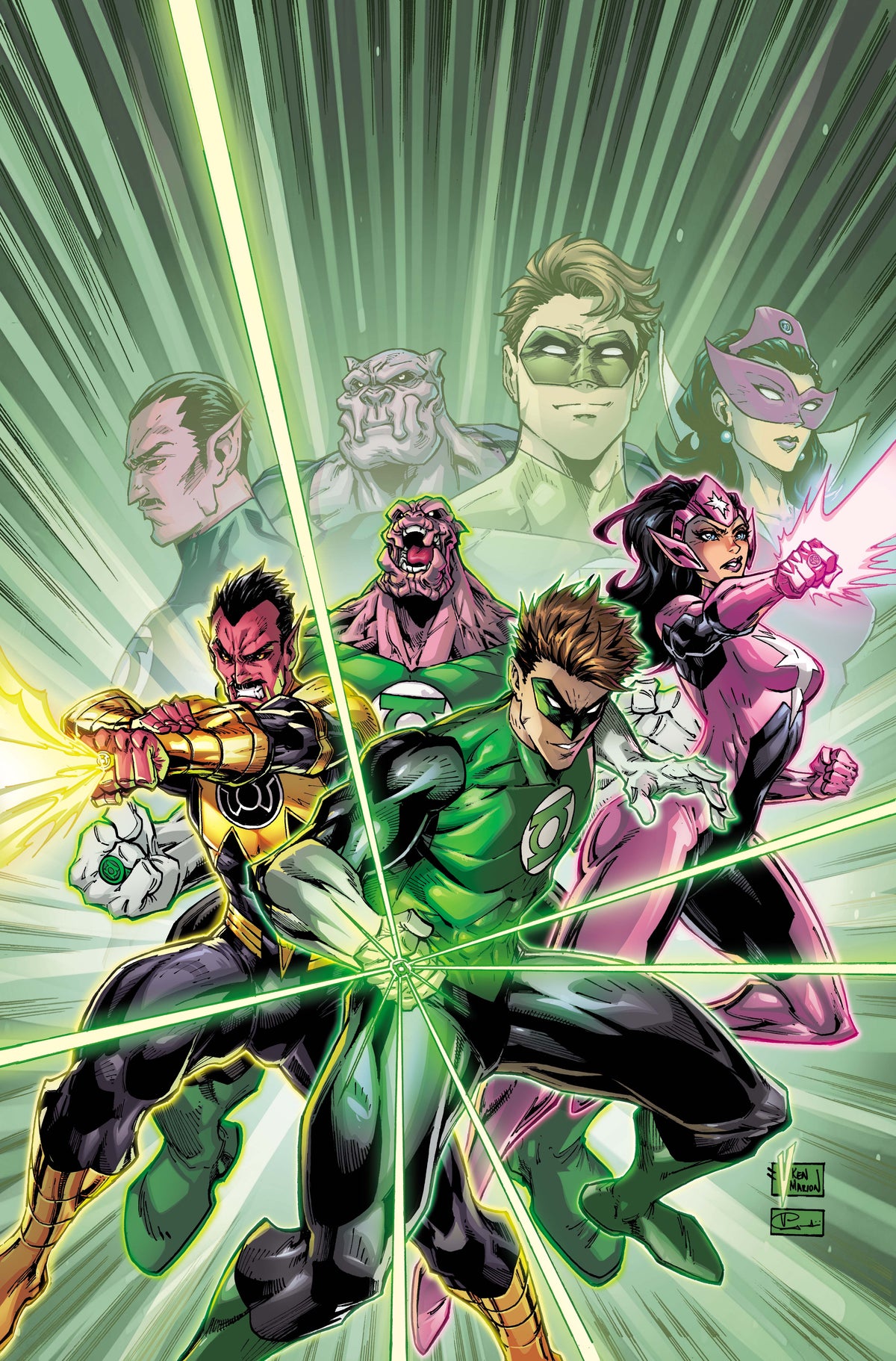 TALES OF THE GREEN LANTERN CORPS TRAINING DAY #1 (ONE SHOT) Cover A V KEN MARION comic book cover