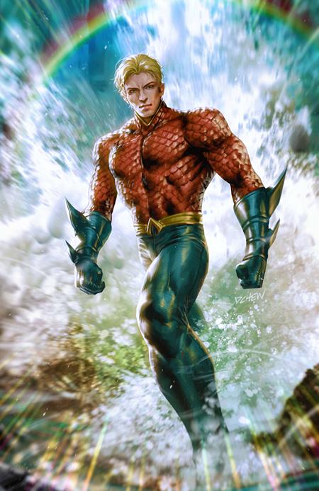 EMPEROR AQUAMAN #24 Cover B DERRICK CHEW CARD STOCK VAR comic book cover