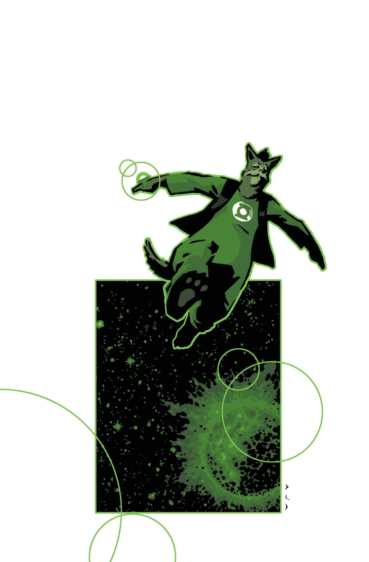 GREEN LANTERN #42 Cover C DAVID AJA CARD STOCK VAR (GREEN LANTERN FIRST LIGHT) comic book cover