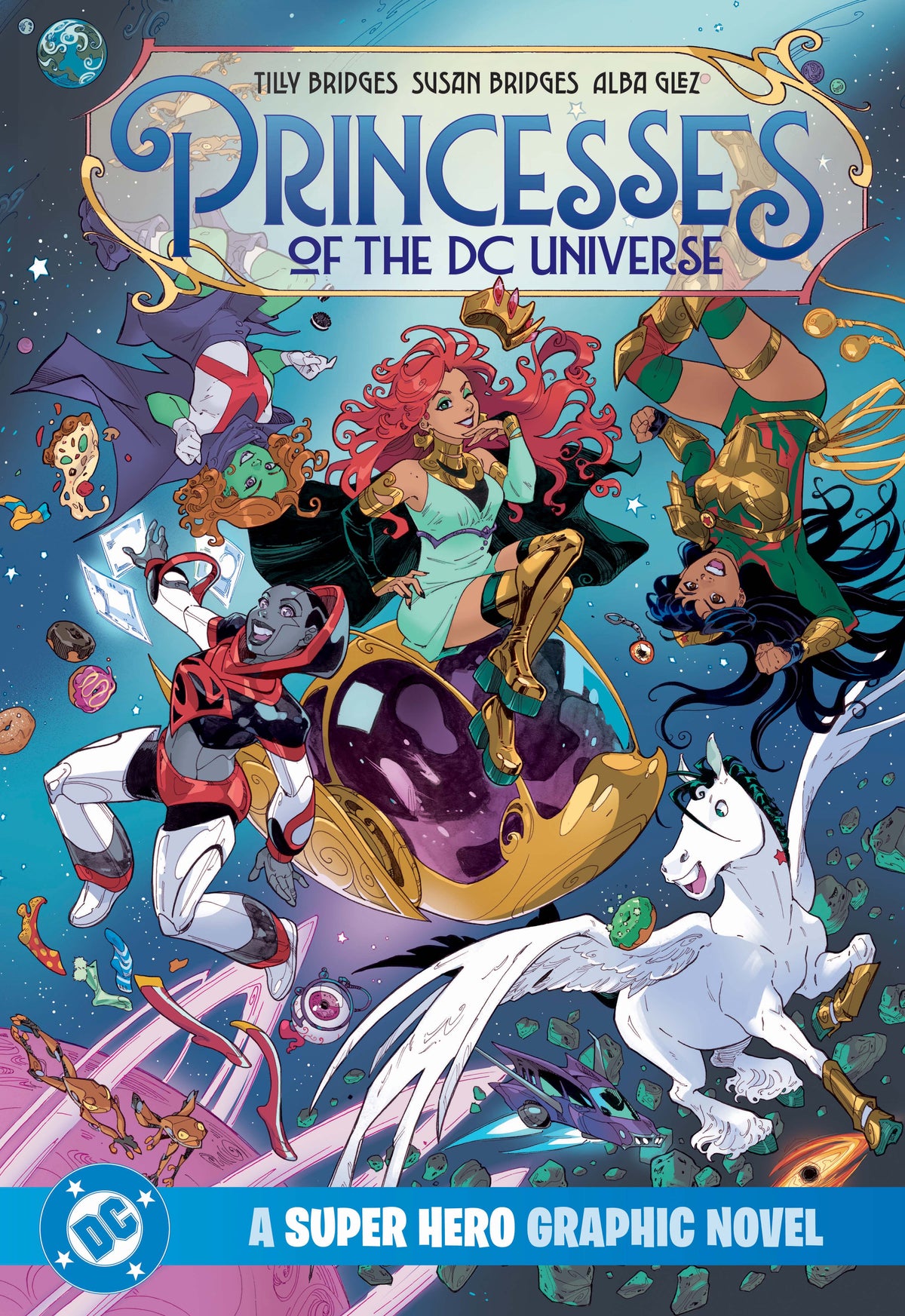 PRINCESSES OF THE DC UNIVERSE A SUPER HERO GRAPHIC NOVEL TP graphic novel cover