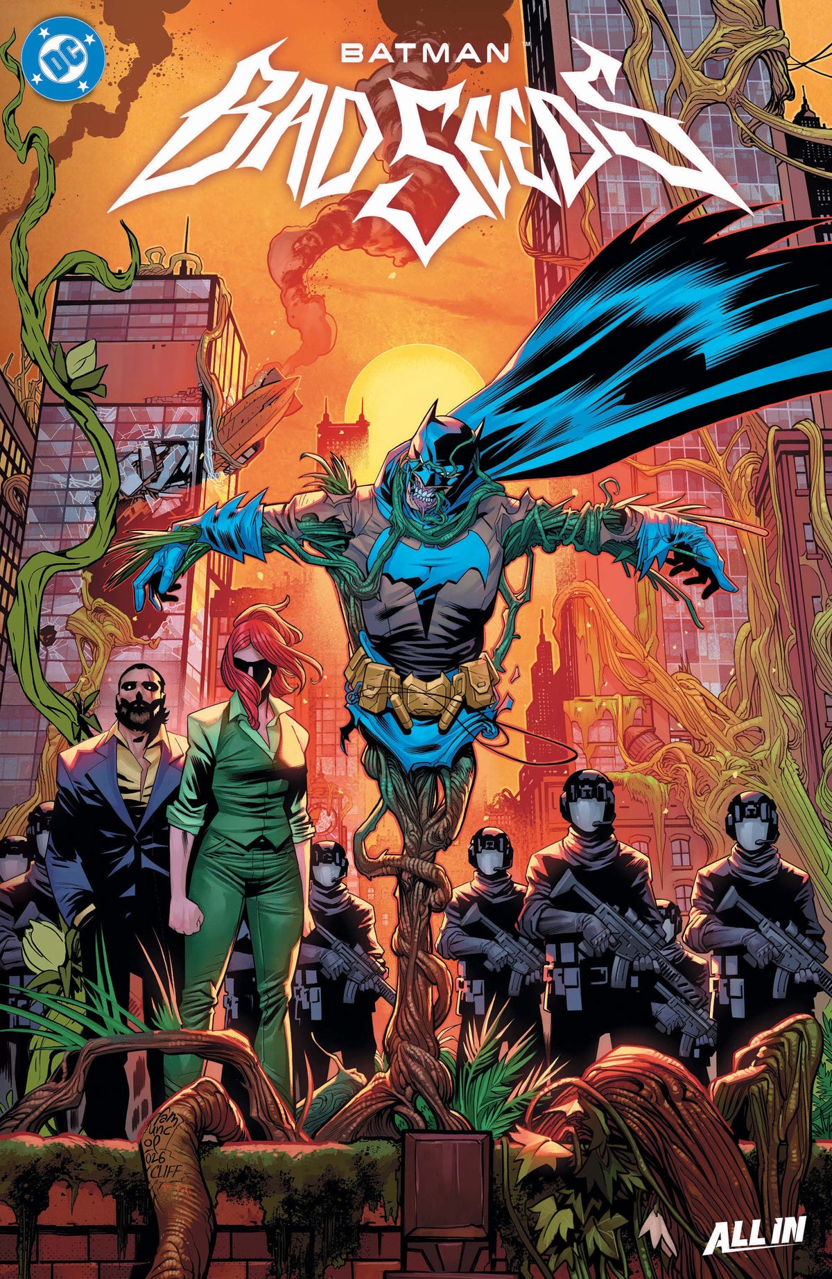 BATMAN BAD SEEDS HC graphic novel cover