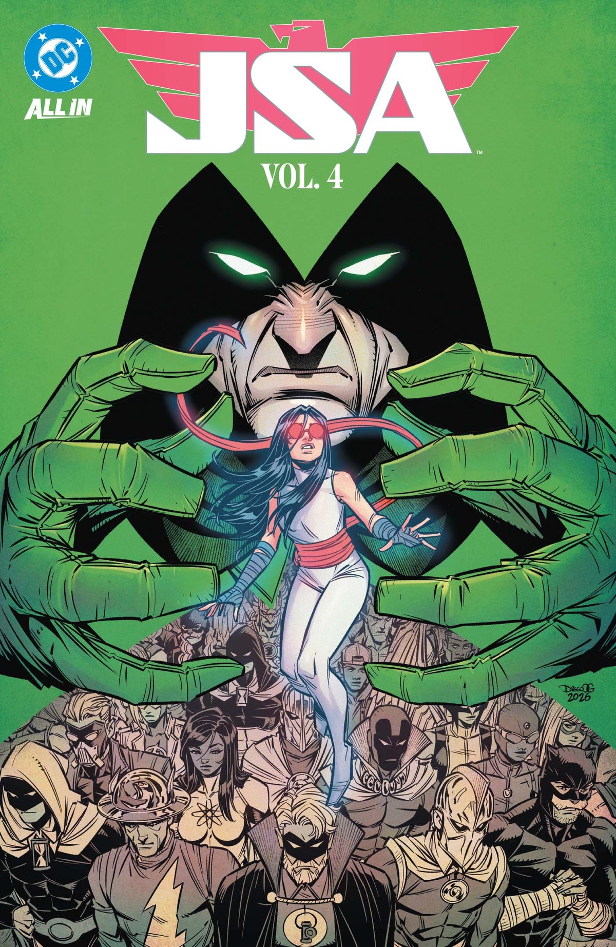 JSA (2024) HC VOL 04 THE SEARCH FOR THE SPECTRE graphic novel cover