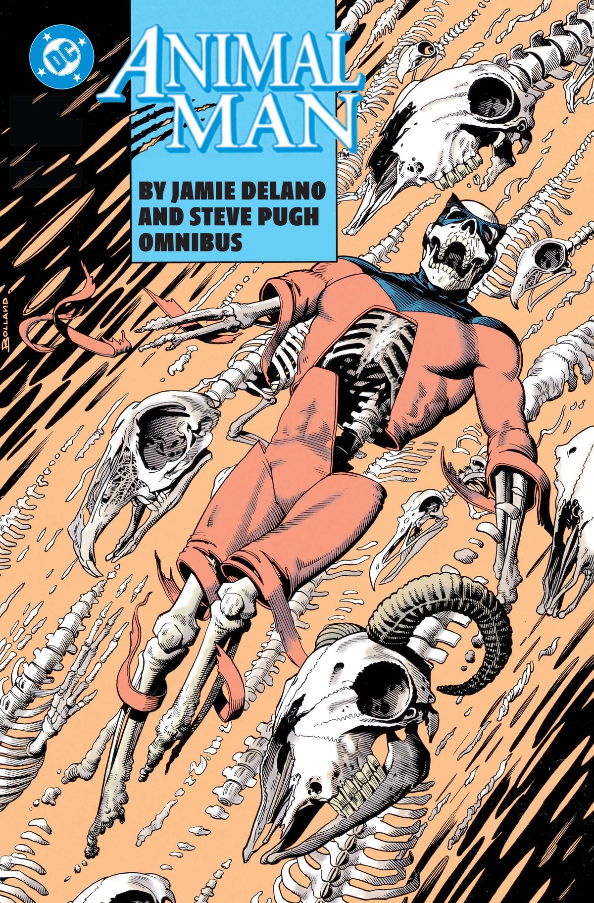 ANIMAL MAN BY JAMIE DELANO AND STEVE PUGH OMNIBUS HC graphic novel cover