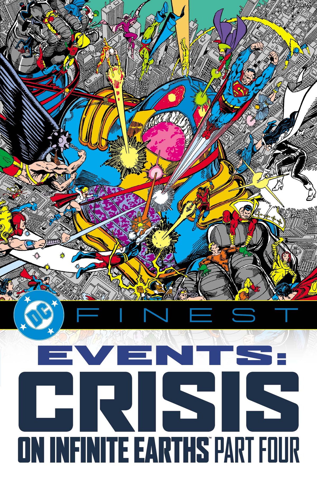 DC FINEST EVENTS CRISIS ON INFINITE EARTHS TP PART 04 graphic novel cover