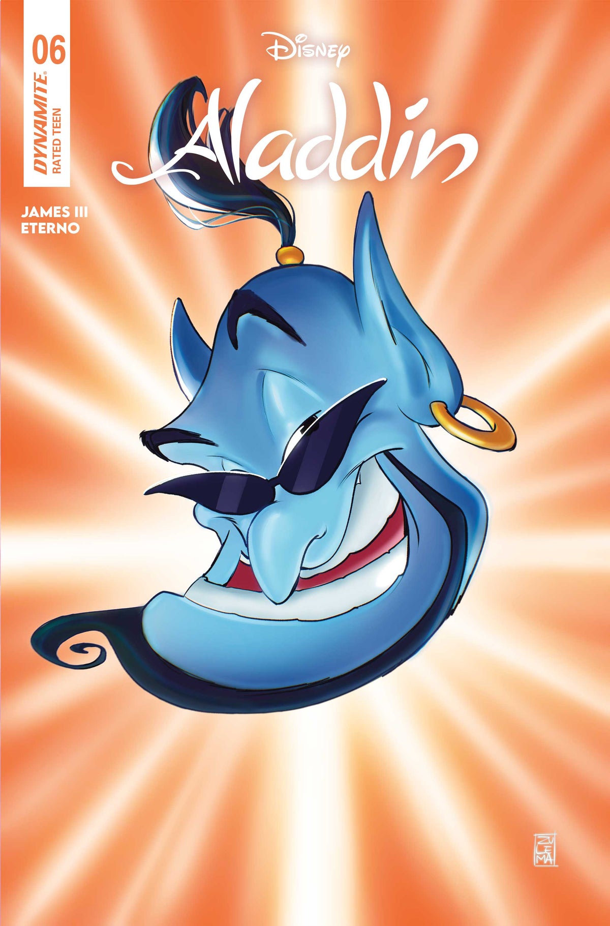 ALADDIN #6 Cover D CARTOON HEAD VAR comic book cover