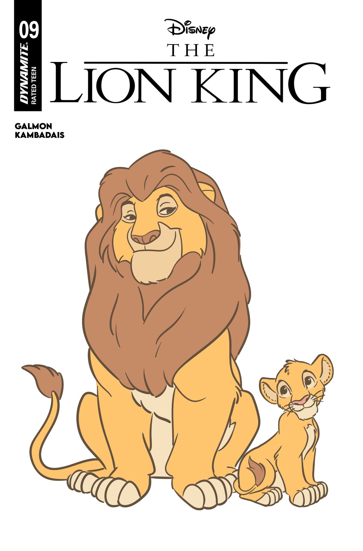 LION KING #9 Cover B STORYBOOK ART VAR comic book cover