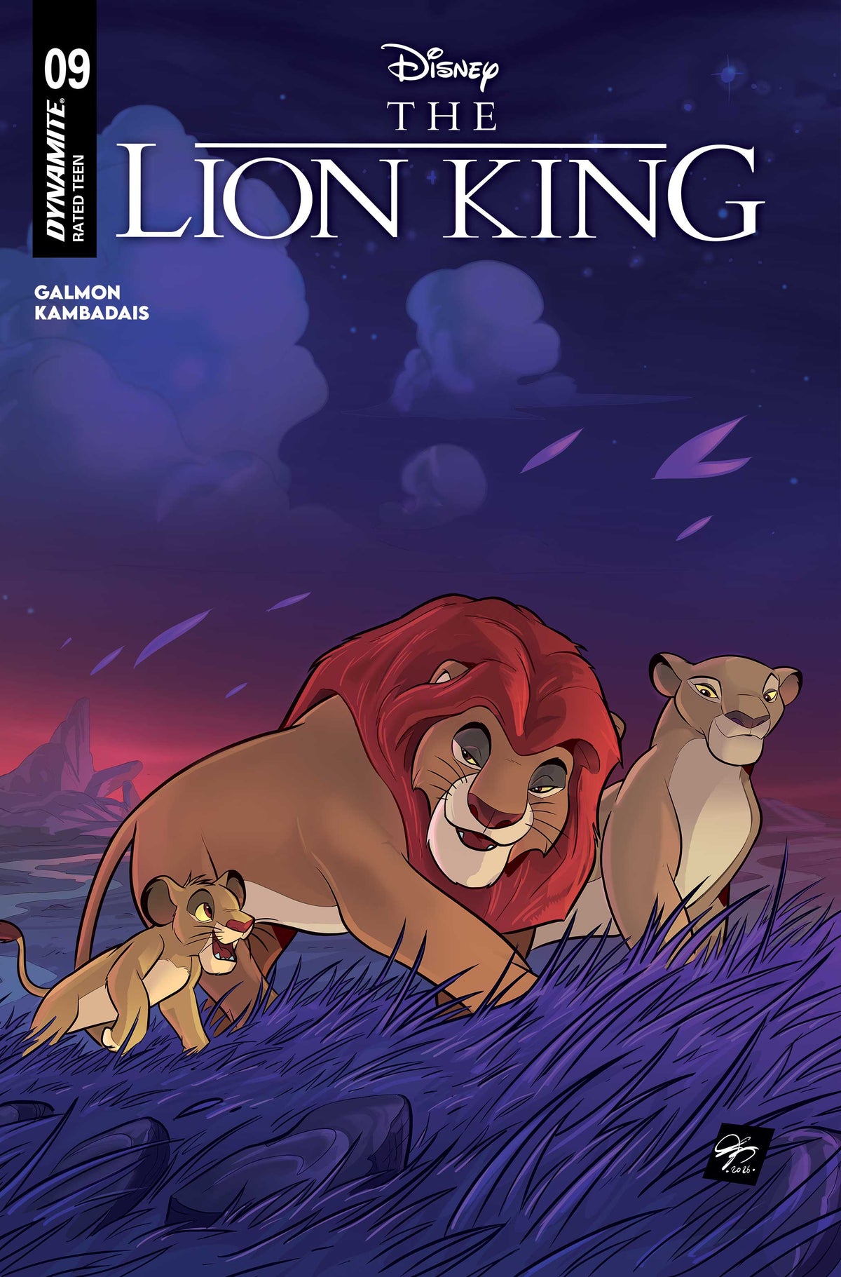 LION KING #9 Cover C CIRIO CANGIALOSI VAR comic book cover