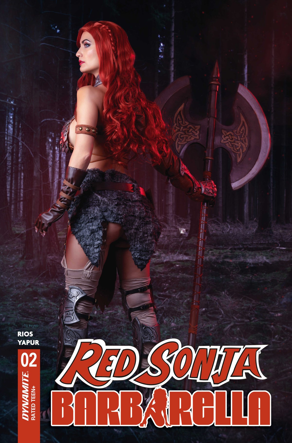 RED SONJA BARBARELLA #2 Cover D COSPLAY IVY RED SONJA VAR comic book cover