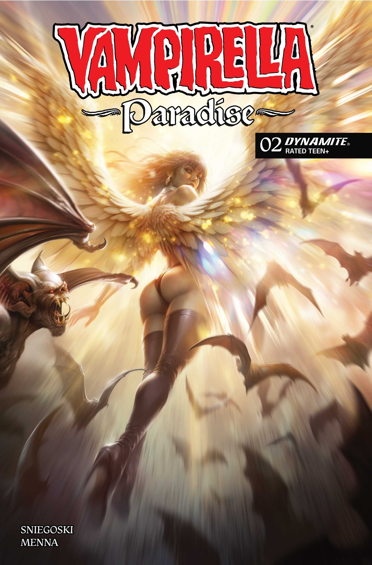 VAMPIRELLA PARADISE #2 Cover A FRANCESCO MATTINA comic book cover