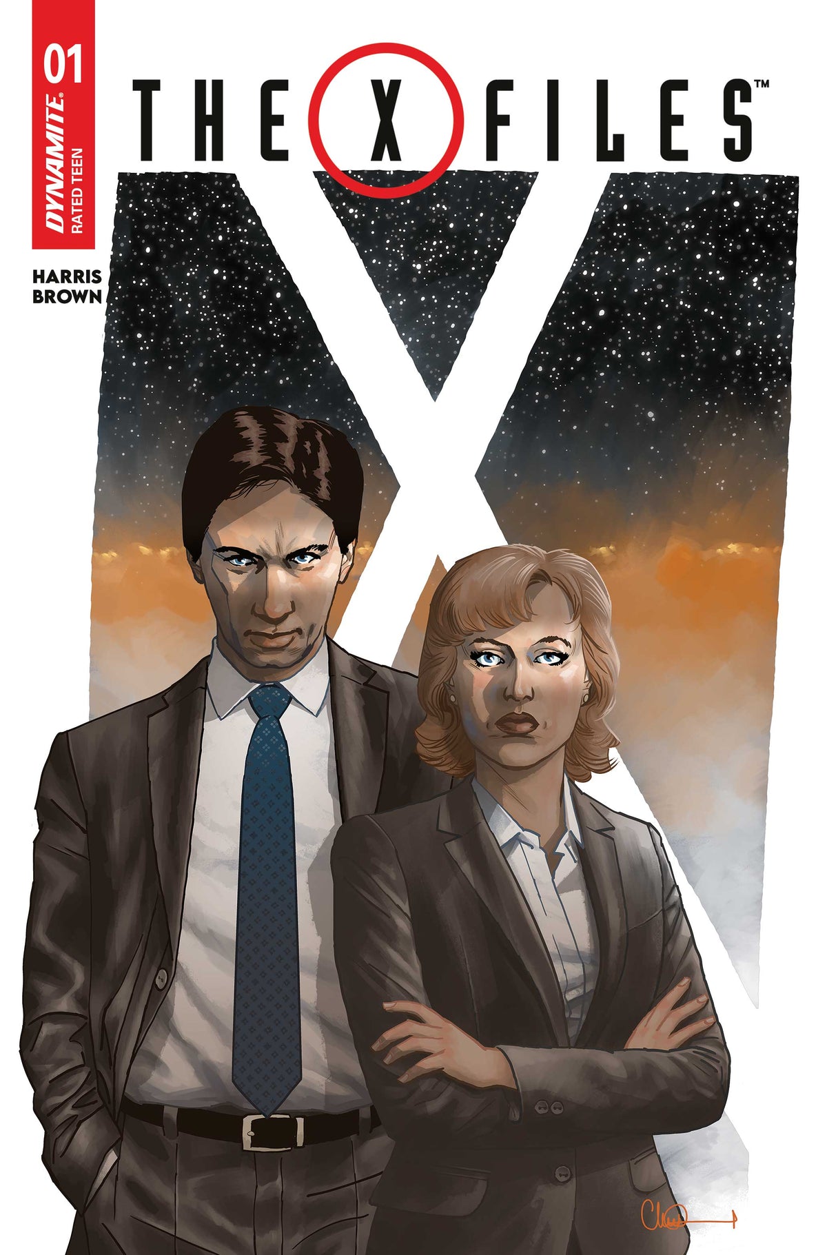X FILES (2026) #1 Cover D CHARLIE ADLARD VAR comic book cover