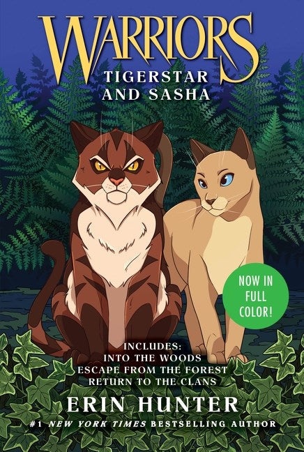 WARRIORS TIGERSTAR AND SASHA 3 IN 1 TP graphic novel cover