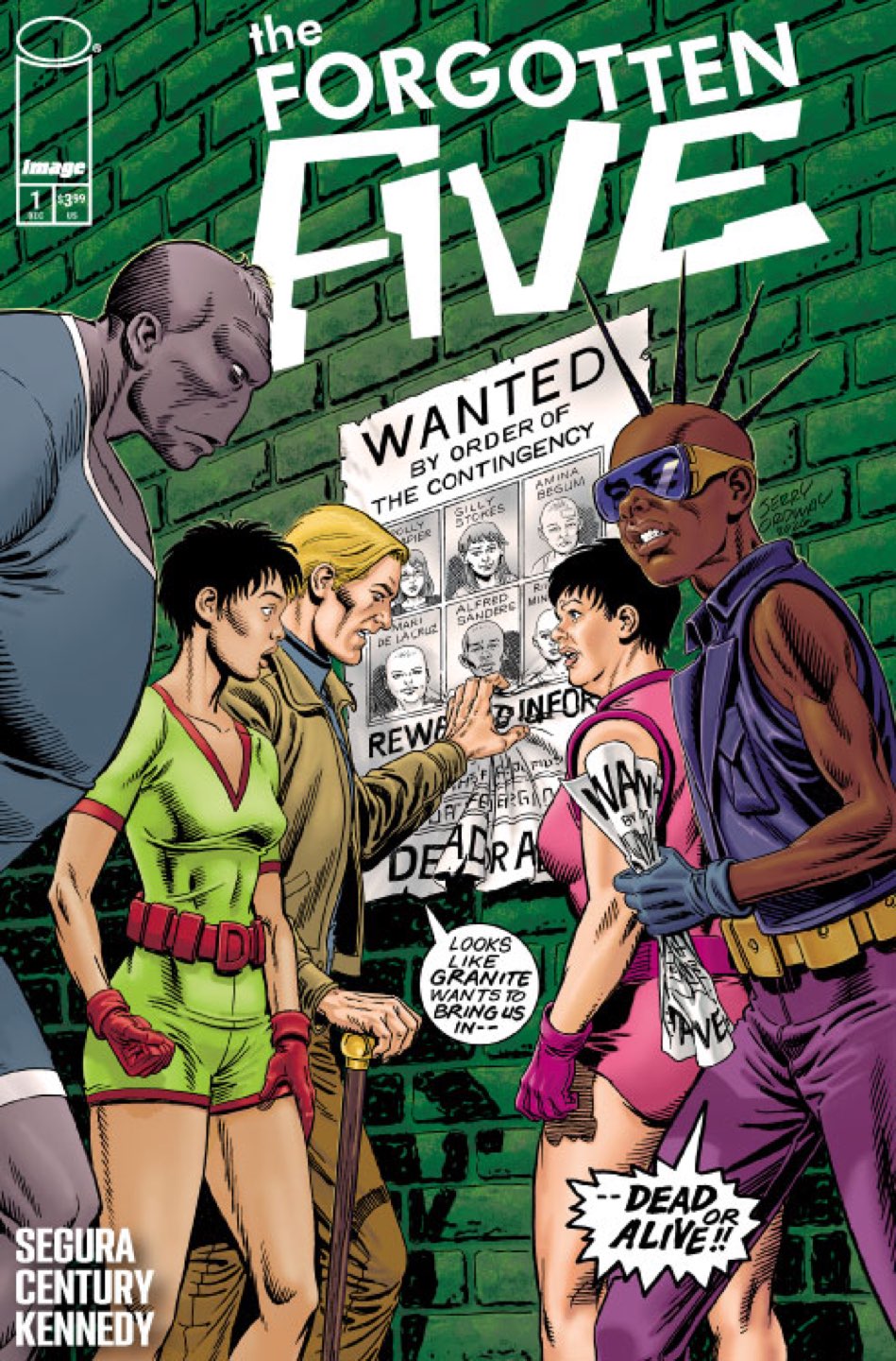 FORGOTTEN FIVE #1 Cover D JERRY ORDWAY VAR comic book cover