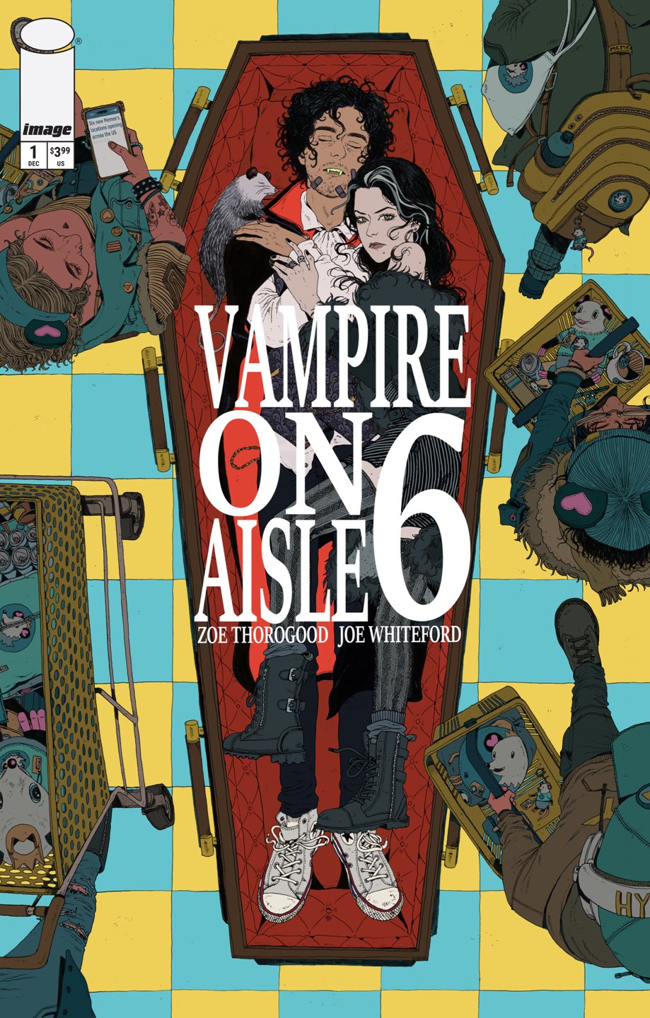 VAMPIRE ON AISLE 6 #1 (OF 3) Cover A ZOE THOROGOOD comic book cover