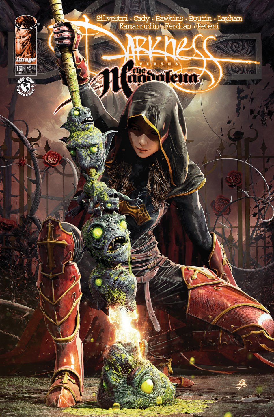 DARKNESS VS THE MAGDALENA #1 (ONE SHOT) Cover A BJORN BARENDS comic book cover