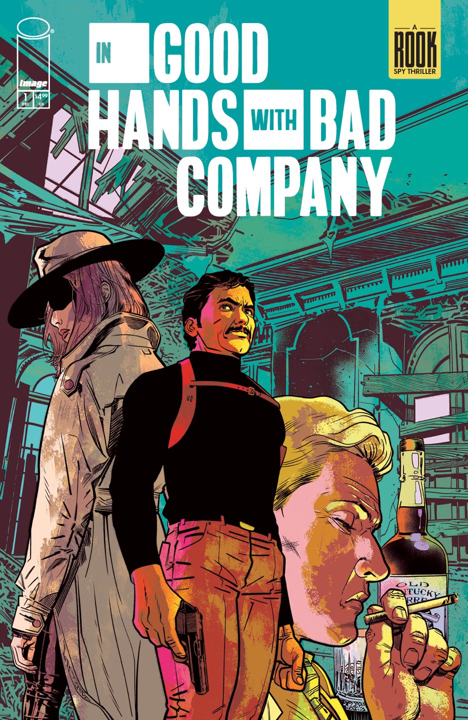 IN GOOD HANDS WITH BAD COMPANY #1 (ONE SHOT) Cover B JOSH HOOD & JASON WORDIE VAR comic book cover