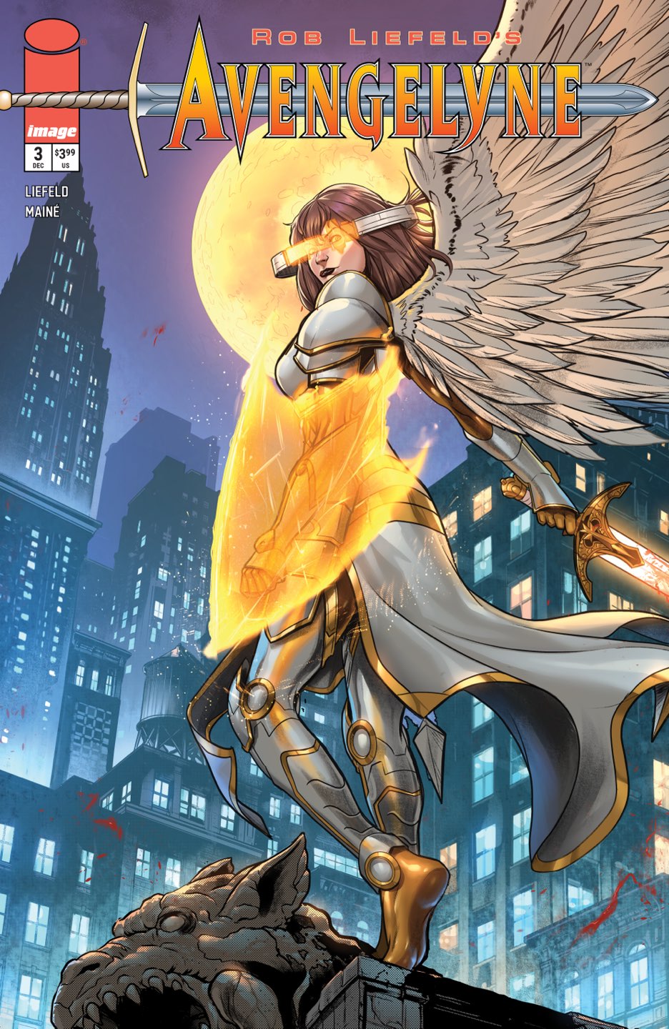 AVENGELYNE #3 Cover A DANIEL MAINE comic book cover