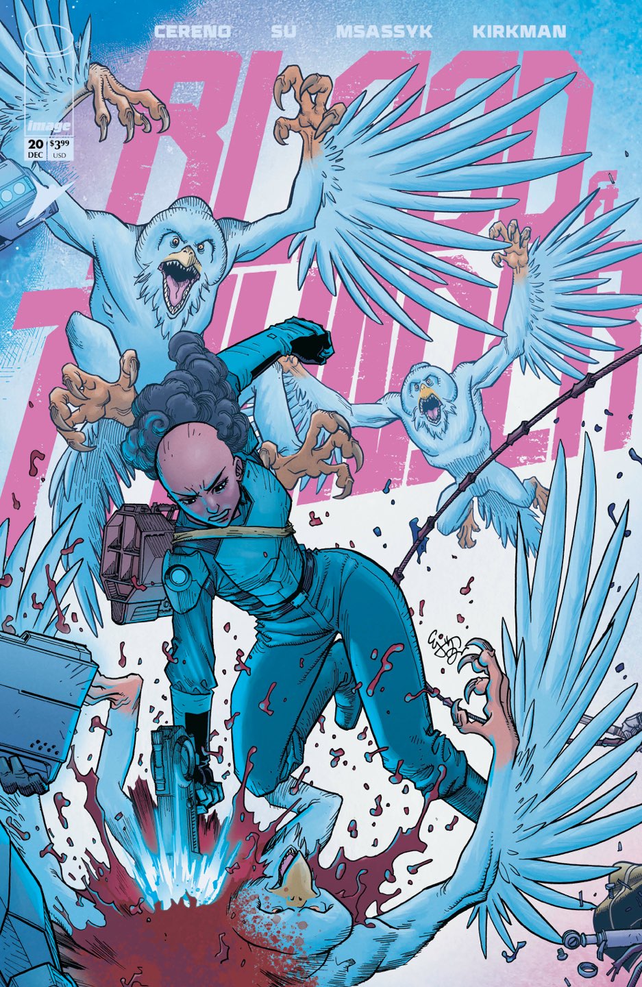 BLOOD & THUNDER #20 Cover A EJ SU & DEE CUNNIFFE CONNECTING COVER comic book cover