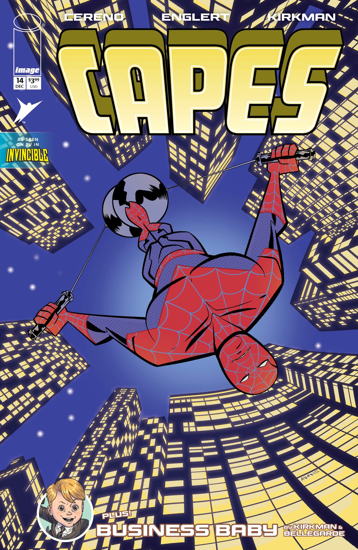 INVINCIBLE UNIVERSE CAPES #14 Cover D MICHAEL AVON OEMING & TAKI SOMA VAR comic book cover