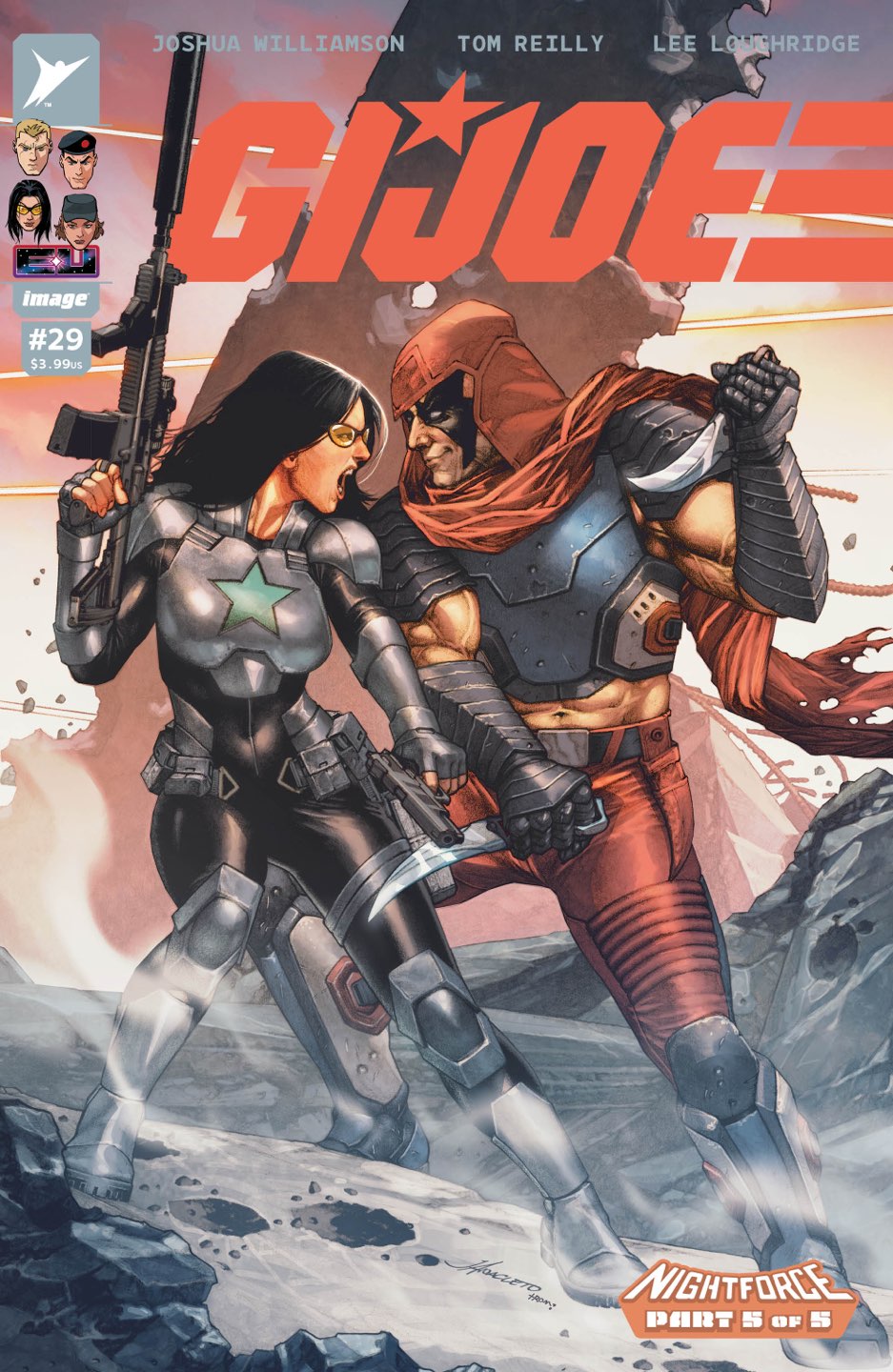 GI JOE #29 Cover B JAY ANACLETO & ROMULO FAJARDO JR VAR comic book cover