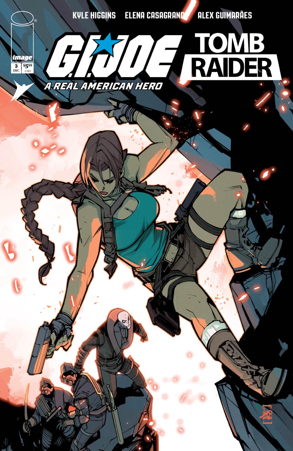 GI JOE A REAL AMERICAN HERO TOMB RAIDER #3 (OF 5) Cover C LUDO LULLABI FOIL VAR comic book cover