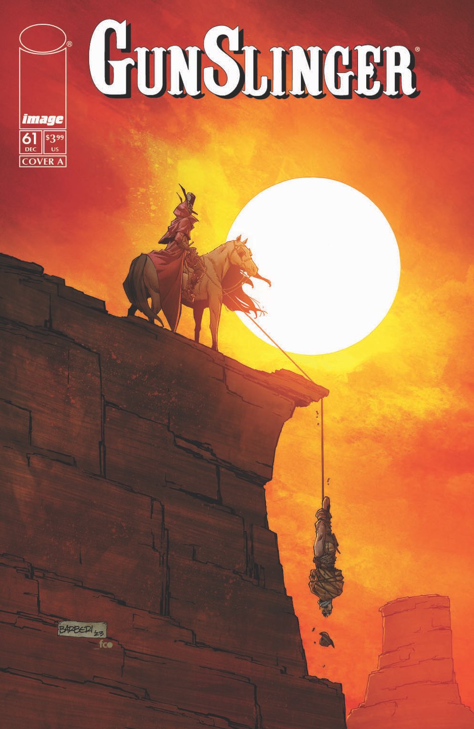 GUNSLINGER SPAWN #61 Cover A CARLO BARBERI comic book cover