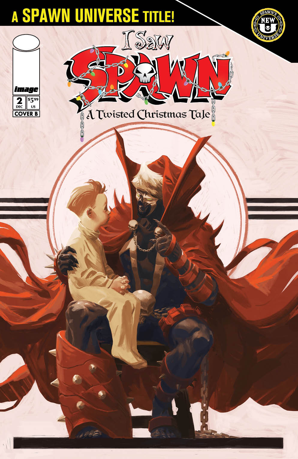 I SAW SPAWN (A TWISTED CHRISTMAS TALE) #2 (OF 2) Cover B MARCO FAILLA VAR comic book cover