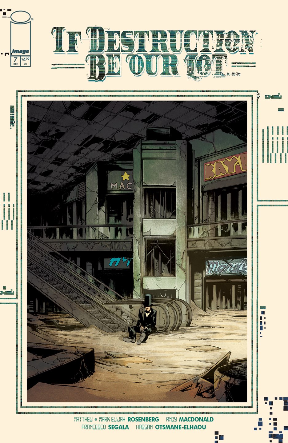 IF DESTRUCTION BE OUR LOT #7 Cover A ANDY MACDONALD & FRANCESCO SEGALA comic book cover
