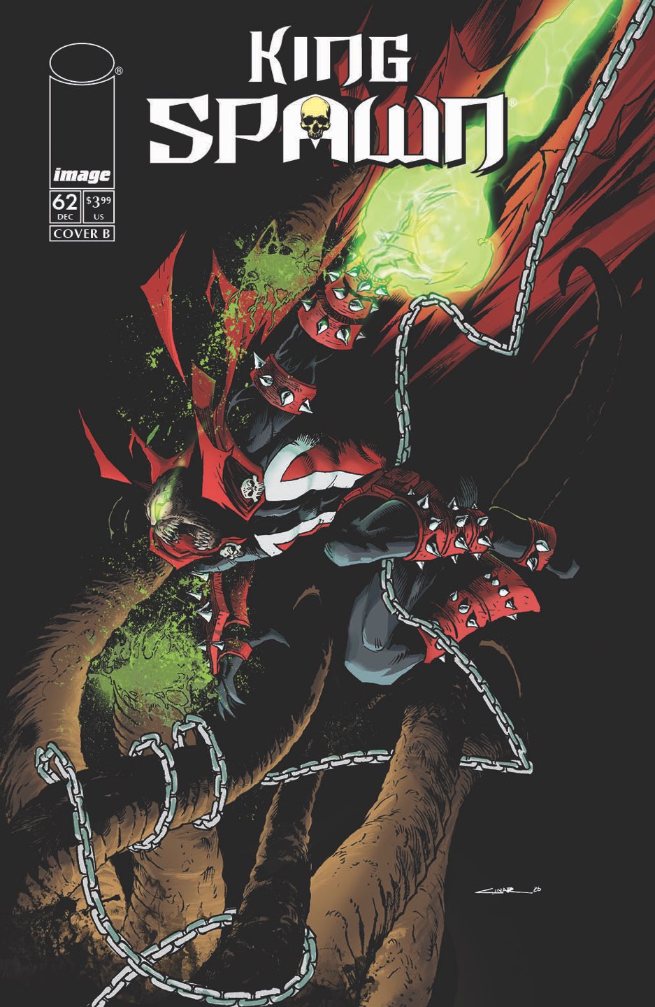 KING SPAWN #62 Cover B YILDIRAY CINAR VAR comic book cover
